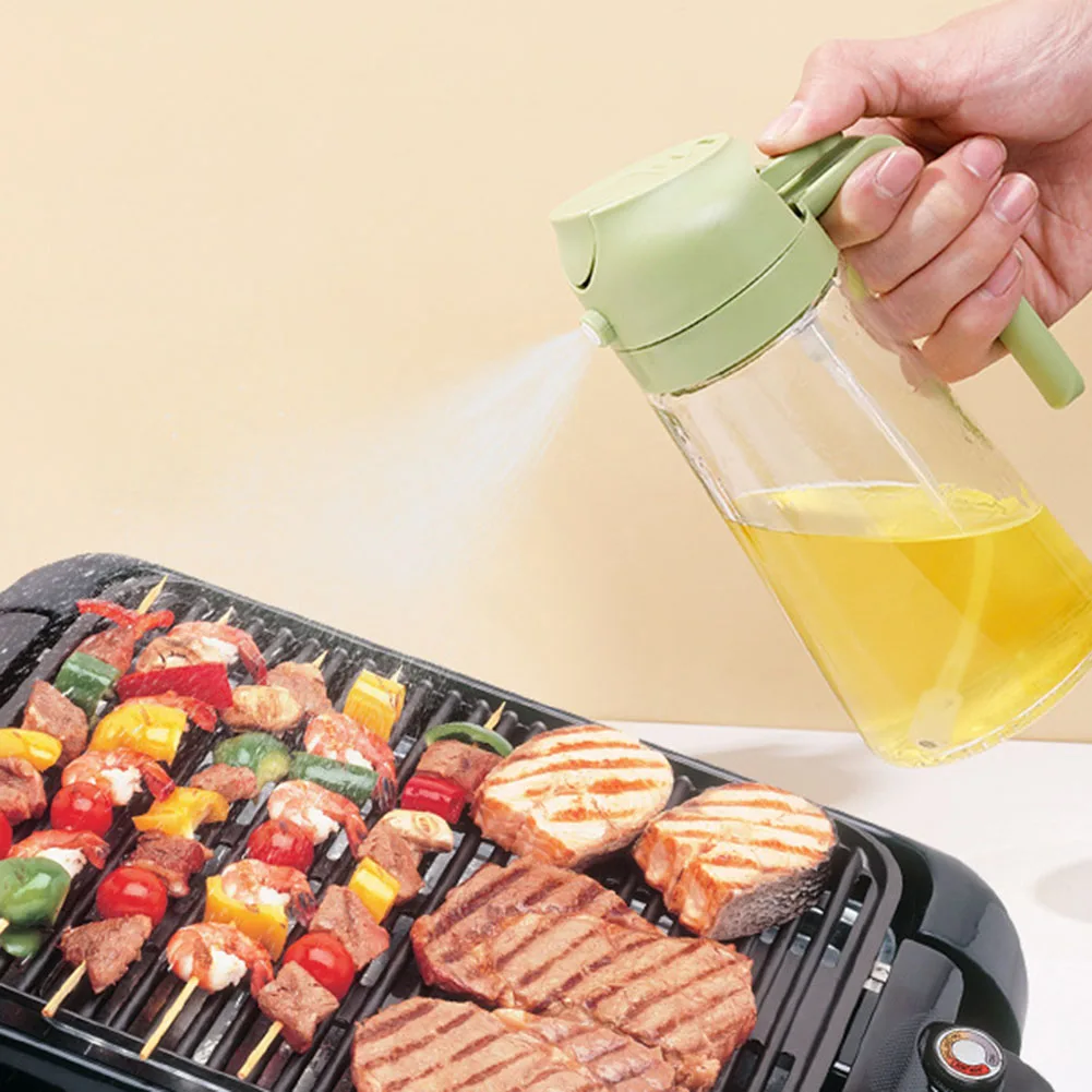 Oil Sprayer Bottle 2 In 1 Oil Vinegar Bottle Dispenser Baking BBQ Kitchen Fryer For Camping BBQ Baking Vinegar Soy Sauce
Oil Sprayer Bottle 2 In 1 Oil Vinegar Bottle Dispenser Baking BBQ Kitchen Fryer For Camping BBQ Baking Vinegar Soy Sauce
