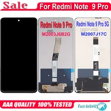 Écran tactile LCD, pour Xiaomi Redmi Note 9 Pro, 4G, 5G, Original=
