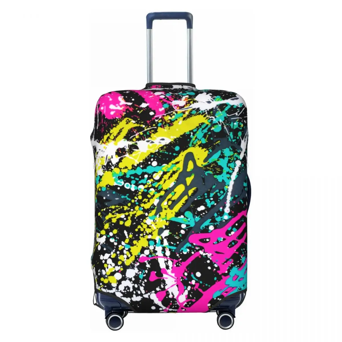 

Абстрактный граффити Камуфляжный поп-арт чехол для чемодана эластичные Чехлы для багажа защитный чехол для 18-32 дюймов