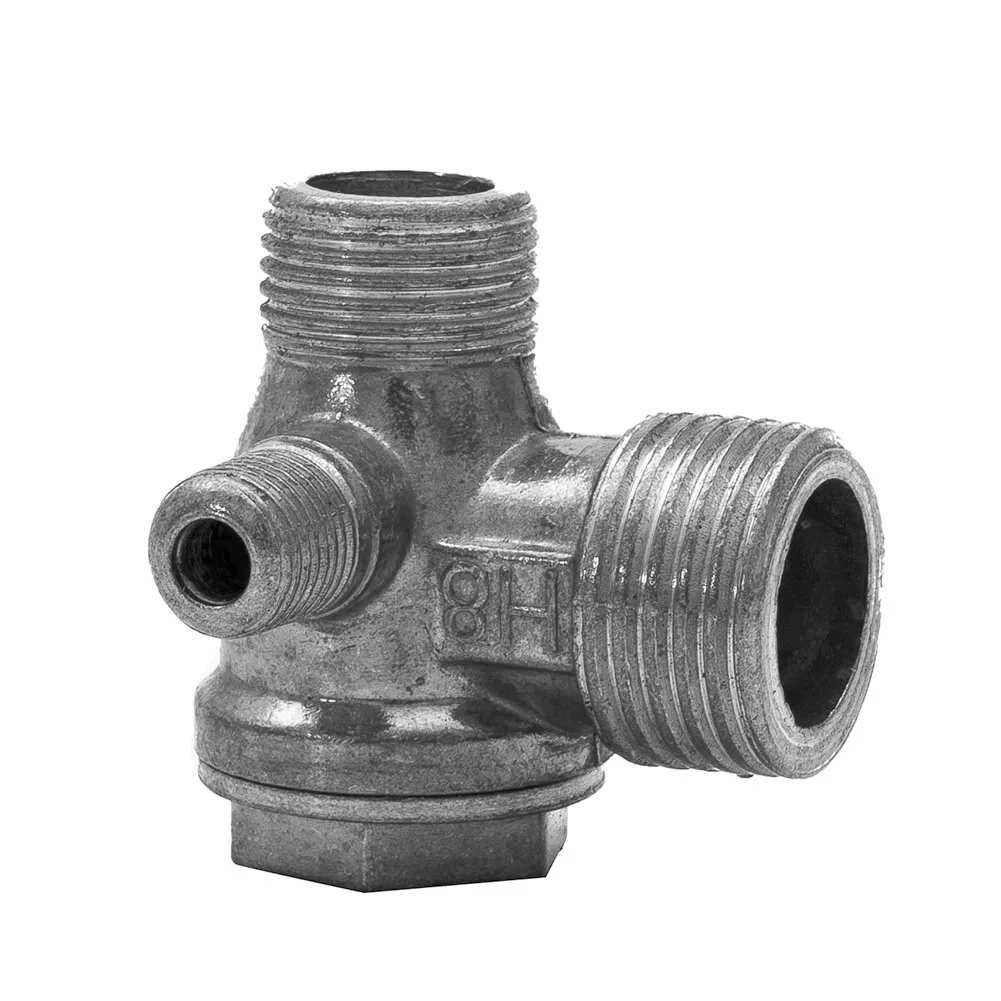 3-Port Male Thread Air Compressor Check Valve Aluminum Alloy Check Valve Connector Tool Pump Accessories Pneumatic Parts
3-Port Male Thread Air Compressor Check Valve Aluminum Alloy Check Valve Connector Tool Pump Accessories Pneumatic Parts