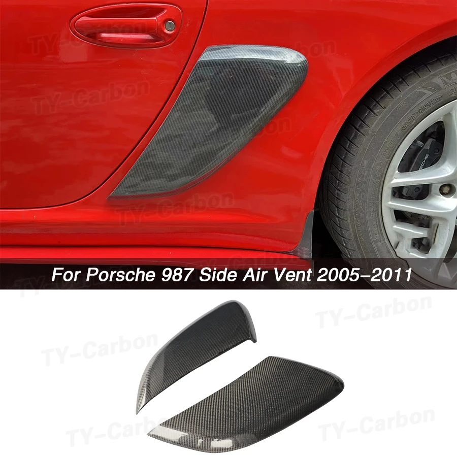 For Porsche 987 Boxster Cayman 2005-2011 Front Side Air Vent Intake Cover Trim Real Carbon Fiber Fender Skirt Spoiler Splitter
For Porsche 987 Boxster Cayman 2005-2011 Front Side Air Vent Intake Cover Trim Real Carbon Fiber Fender Skirt Spoiler Splitter