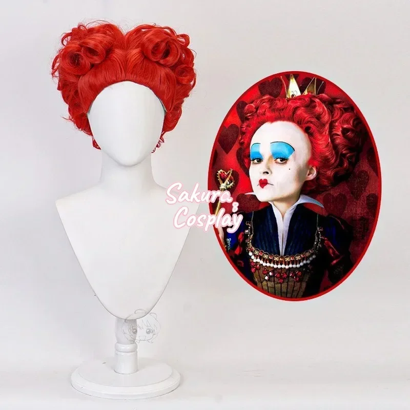 The Red Queen Cosplay Wig in Wonderland Queen of Hearts Red Short Curly Heat Resistant Hair Halloween Costume Party Wigs
The Red Queen Cosplay Wig in Wonderland Queen of Hearts Red Short Curly Heat Resistant Hair Halloween Costume Party Wigs