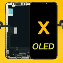 Écran OLED LCD de remplacement, 100% testé, pour iPhone X XR 11 XS Max, petit défaut=
