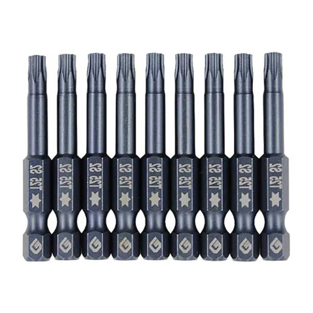 12 Pcs Magnetic Torx Screwdriver Bits 50mm T5-T40 6.35mm Hex Shank For Electric Screwdriver Household DIY Repairing Tools
12 Pcs Magnetic Torx Screwdriver Bits 50mm T5-T40 6.35mm Hex Shank For Electric Screwdriver Household DIY Repairing Tools
