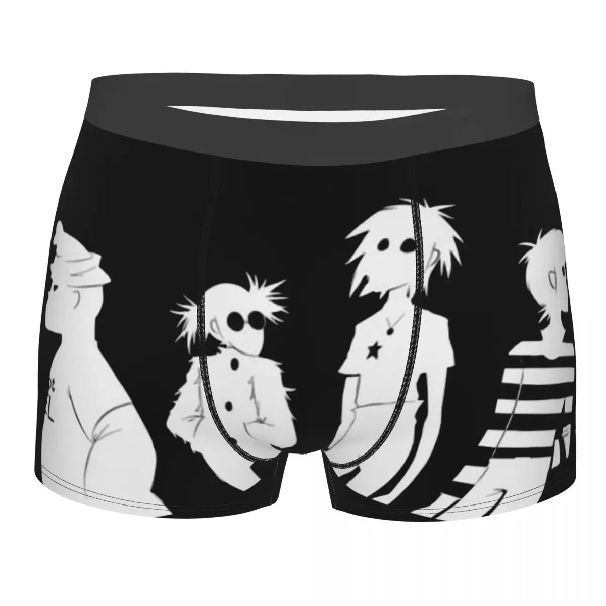 

Cool Music Band Gorillaz Skateboard Man'scosy Boxer Briefs,3D printing Underpants, Highly Breathable High Quality Gift Idea