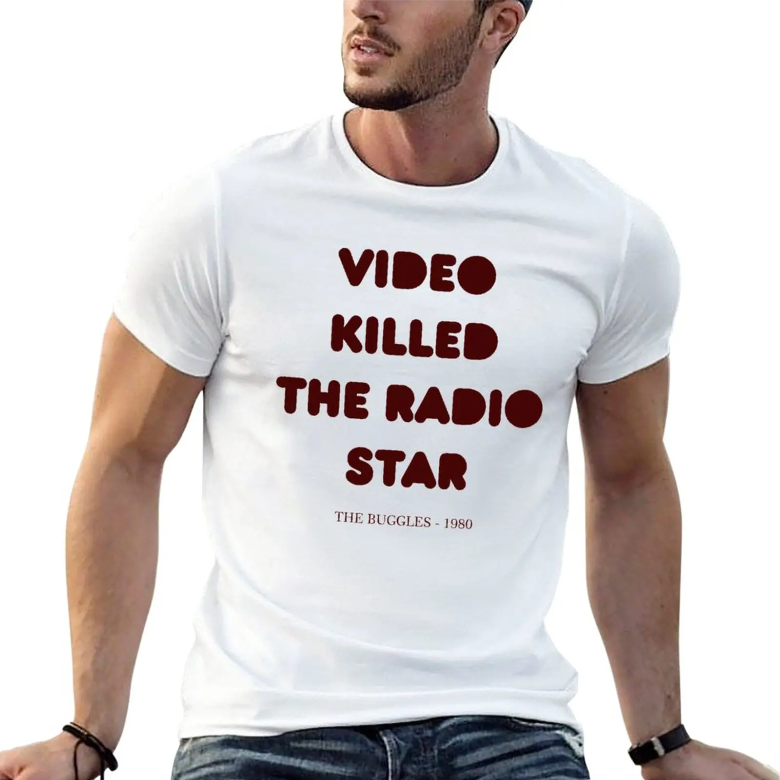 New Video Killed The Radio Star - The Buggles T-Shirt oversized t shirt Blouse shirts graphic tees Short sleeve tee men
New Video Killed The Radio Star - The Buggles T-Shirt oversized t shirt Blouse shirts graphic tees Short sleeve tee men