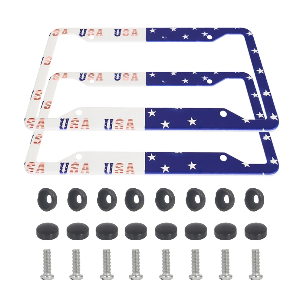Universal License Plate Frame 31x16cm USA License Plate Cover Aluminum License Plate Holder UV Coated Protection Car Accessories
Universal License Plate Frame 31x16cm USA License Plate Cover Aluminum License Plate Holder UV Coated Protection Car Accessories