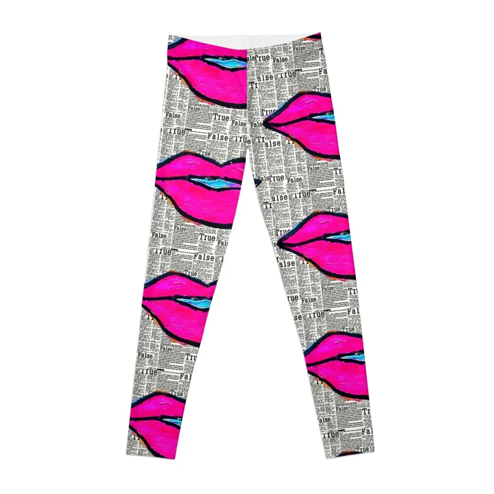 

Розовые леггинсы с надписью Kiss-Graffiti True False, спортивные штаны для женщин, спортивные облегающие Женские Леггинсы для бега