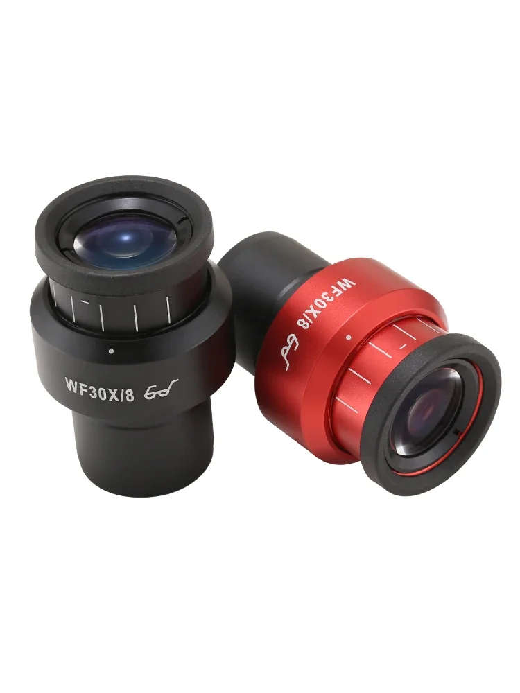 WF30X Microscope Eyepiece High Eyepoint Diopter Adjustable 30mm Mounting Size Wide Angle Optical Lens for Stereomicroscope
WF30X Microscope Eyepiece High Eyepoint Diopter Adjustable 30mm Mounting Size Wide Angle Optical Lens for Stereomicroscope