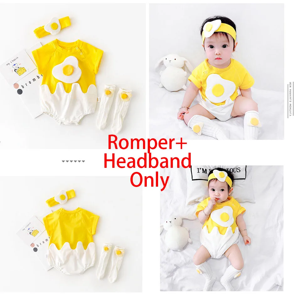 Newborn Jumpsuit Kids Summer Egg Onesie Boy Girl Birthday One-Piece Baby Casual Romper with Headband Yellow White Pajamas 0-24M
Newborn Jumpsuit Kids Summer Egg Onesie Boy Girl Birthday One-Piece Baby Casual Romper with Headband Yellow White Pajamas 0-24M