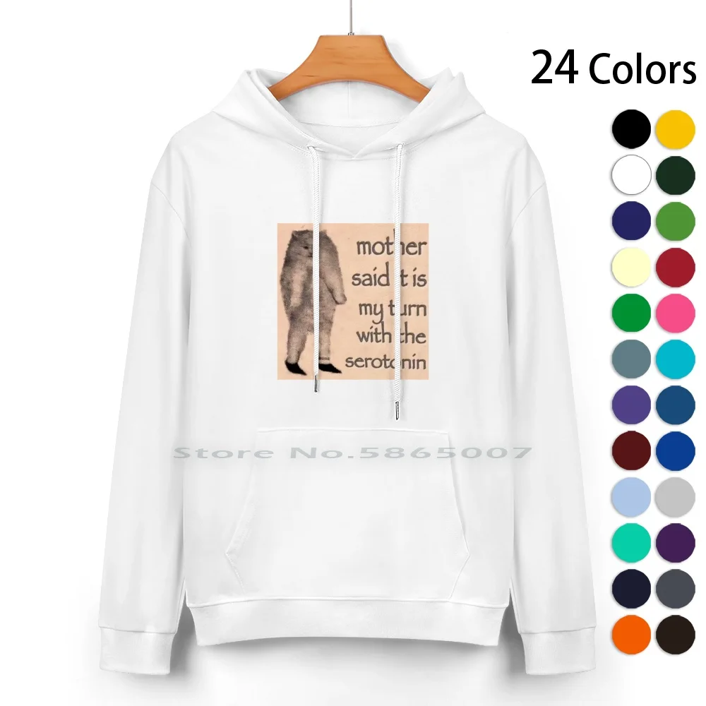 Mother Said It Is My Turn With The Serotonin Pure Cotton Hoodie Sweater 24 Colors Serotonin Dopamine Depression Memes Funny
Mother Said It Is My Turn With The Serotonin Pure Cotton Hoodie Sweater 24 Colors Serotonin Dopamine Depression Memes Funny