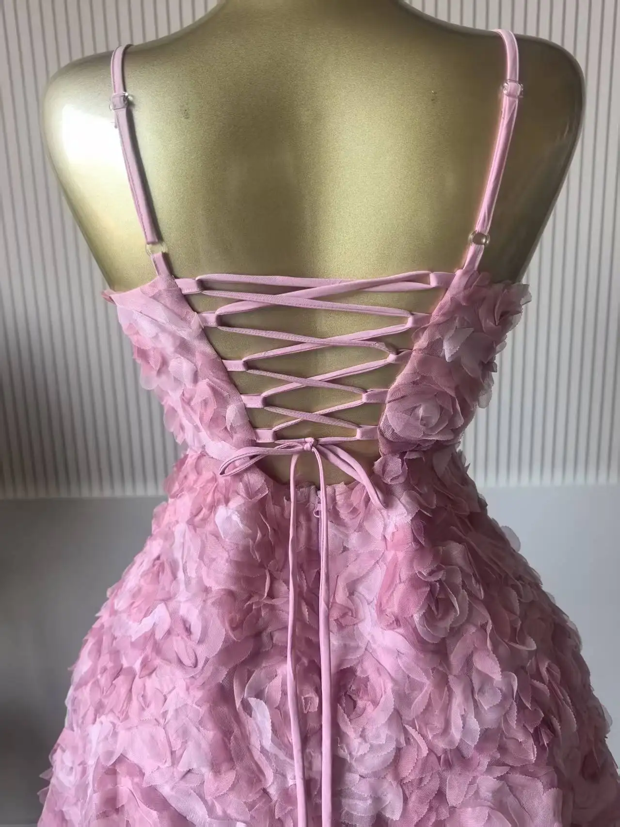 CM.YAYA Women Rose Floral Spaghetti Strap Lace Up Back Midi Mini A-line Dress 2026 Street Birthday Party Dresses Trendy Vestidos 83 S44a79193ed4441fbac0f646dfe8b84e1H