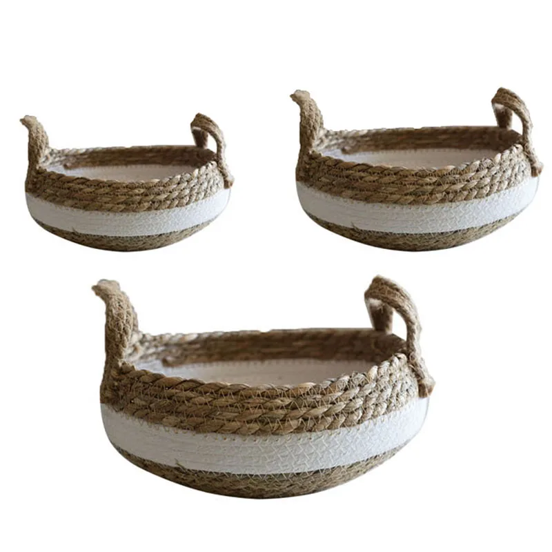 3 шт., соломенная корзина для хранения фруктов, с ручкой
3 шт., соломенная корзина для хранения фруктов, с ручкой