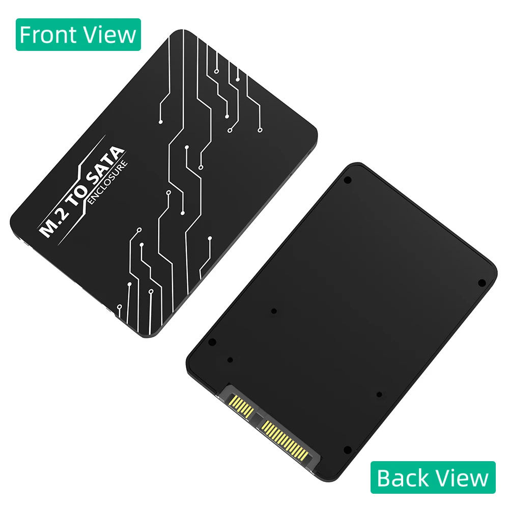 M.2 Adapter to 2.5 SATA Enclosure B & M Key SATA Based NGFF SSD Converter to 2.5 Inch SATA 3.0 Card Support 2230 2242 2260 2280
M.2 Adapter to 2.5 SATA Enclosure B & M Key SATA Based NGFF SSD Converter to 2.5 Inch SATA 3.0 Card Support 2230 2242 2260 2280