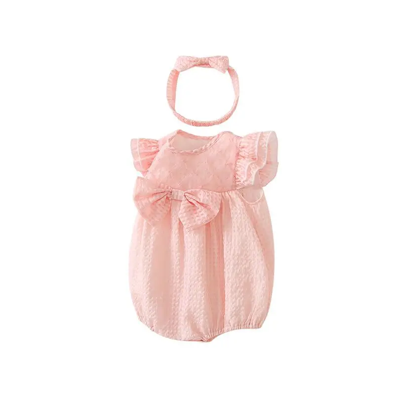 Newborn Baby Girls Bodysuit Summer Korean Baby Girls 1st Birthday Party Jumpsuit Infant Lace Bow Rompers Toddler Baptism Clothes
Newborn Baby Girls Bodysuit Summer Korean Baby Girls 1st Birthday Party Jumpsuit Infant Lace Bow Rompers Toddler Baptism Clothes