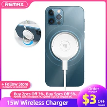 Remax 15W Foldable Magnetic Wireless Charger for IPhone 12 Pro Max Mini Rotating Metal Stand Phone Holder Fast Charger Type C
Remax 15W Foldable Magnetic Wireless Charger for IPhone 12 Pro Max Mini Rotating Metal Stand Phone Holder Fast Charger Type C