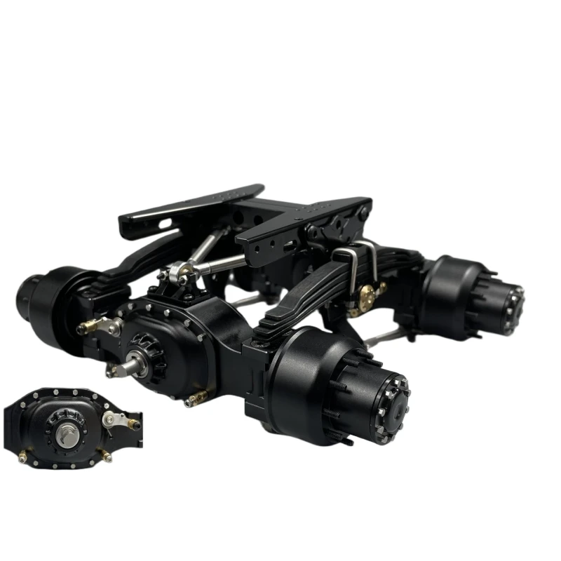 CNC Diff Lock Rear Axle/Suspension for 1/14 Rc Car Toys Tamiya Tractor Trailer R470 R620 770S Actros 1851/3363 FH16/750/56360
CNC Diff Lock Rear Axle/Suspension for 1/14 Rc Car Toys Tamiya Tractor Trailer R470 R620 770S Actros 1851/3363 FH16/750/56360