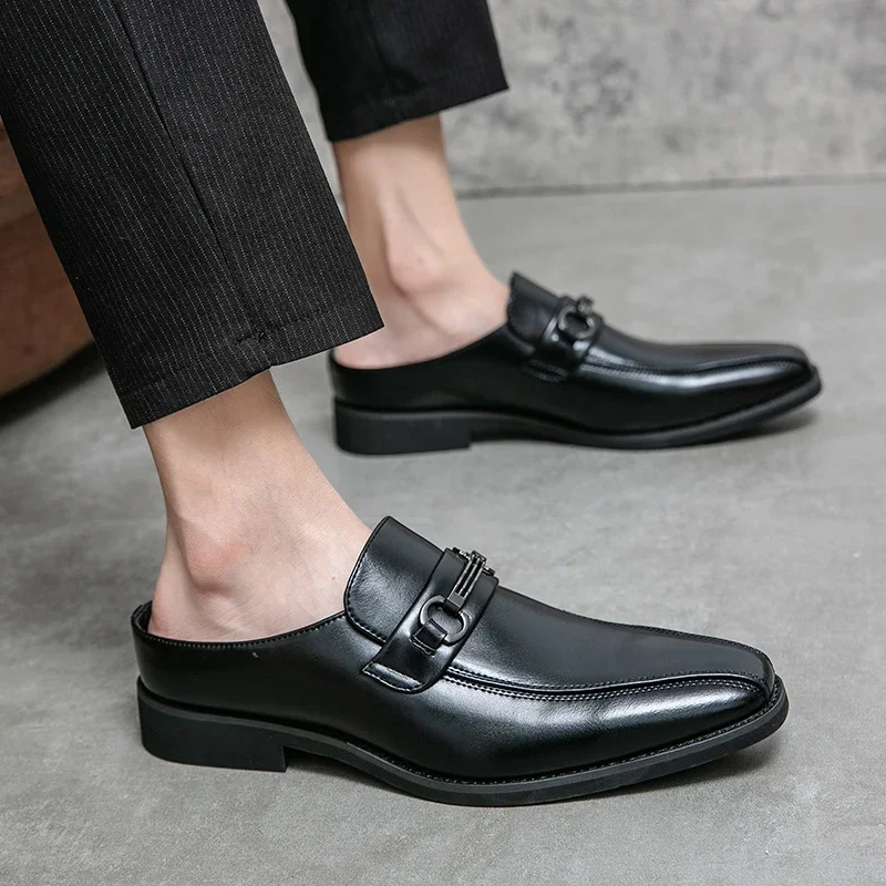 Slip On Half Shoes For Men High Quality Leather Casual Shoes Italian Designer 2022 Summer Fashion Moccasins Loafers Oxford Shoes
Slip On Half Shoes For Men High Quality Leather Casual Shoes Italian Designer 2022 Summer Fashion Moccasins Loafers Oxford Shoes