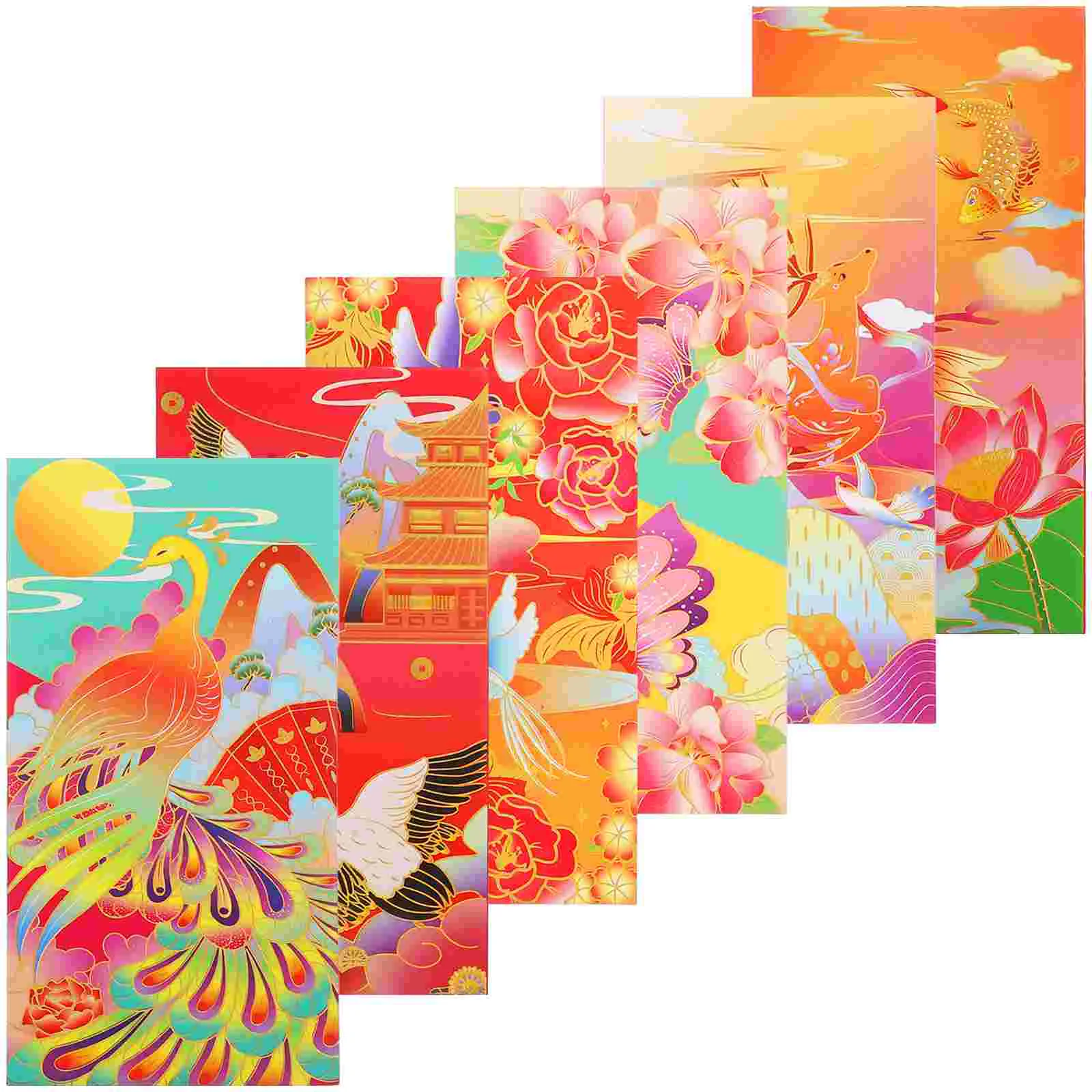 6Pcs Chinese Style Red Envelopes Delicate Pattern Red Envelopes Lucky Money Packets
6Pcs Chinese Style Red Envelopes Delicate Pattern Red Envelopes Lucky Money Packets