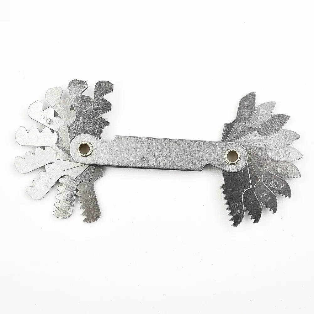 1 Pc Thread Measuring Gauge Gauge Inch 55° Measuring Metric 60° Pitch Steel Thread High Quality Practical Useful
1 Pc Thread Measuring Gauge Gauge Inch 55° Measuring Metric 60° Pitch Steel Thread High Quality Practical Useful