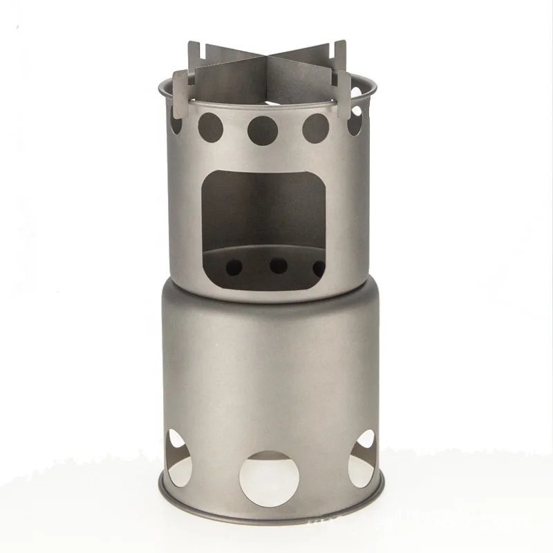 Titanium outdoor portable folded wood fire stove for picnic camping hiking climbing cycling cookware set
Titanium outdoor portable folded wood fire stove for picnic camping hiking climbing cycling cookware set