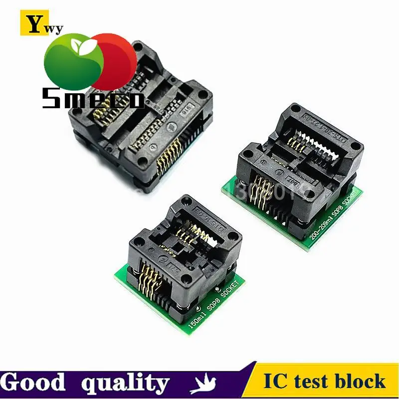 SOP16 to DIP8 Wide-body Seat Wide 150mil 200mil 208mil 300mil Programmer SOP8 Adapter Socket for EZP2010 EZP2013 CH341A IC test
SOP16 to DIP8 Wide-body Seat Wide 150mil 200mil 208mil 300mil Programmer SOP8 Adapter Socket for EZP2010 EZP2013 CH341A IC test