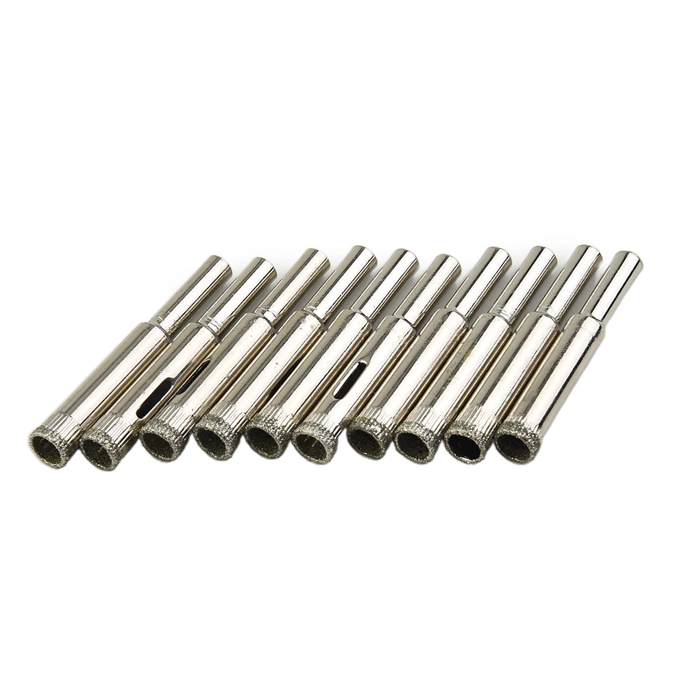 10pcs/Set 8mm Marble Glass Hole Opener Diamond Drilling Saw Tool Good Stability Drill Bits High Quality Diamond Cutter
10pcs/Set 8mm Marble Glass Hole Opener Diamond Drilling Saw Tool Good Stability Drill Bits High Quality Diamond Cutter