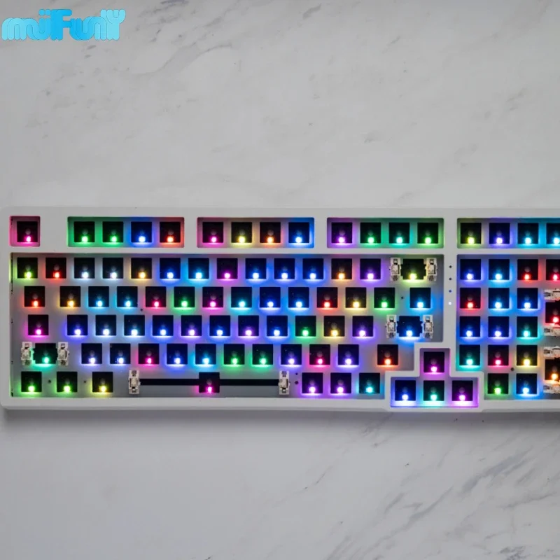 

MiFuny GK98 Mechanical Keyboard Kit Bluetooth Wireless Gamer Keyboards 98 Keys Tri Mode Hot Swap RGB Backlit Teclado Mecanico