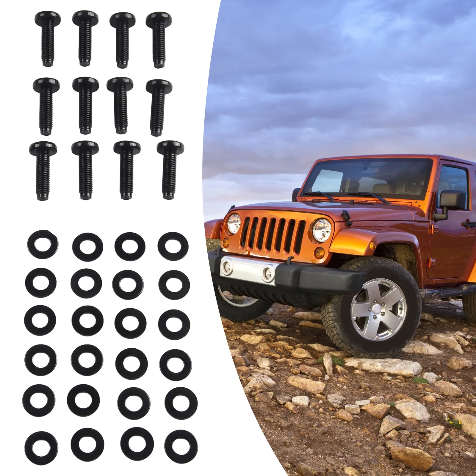 12* 12PCS Screws Car Windshield Frame 06508953AA Accessories Exterior Fit A-Pillars Hardtop High Quality Parts
12* 12PCS Screws Car Windshield Frame 06508953AA Accessories Exterior Fit A-Pillars Hardtop High Quality Parts