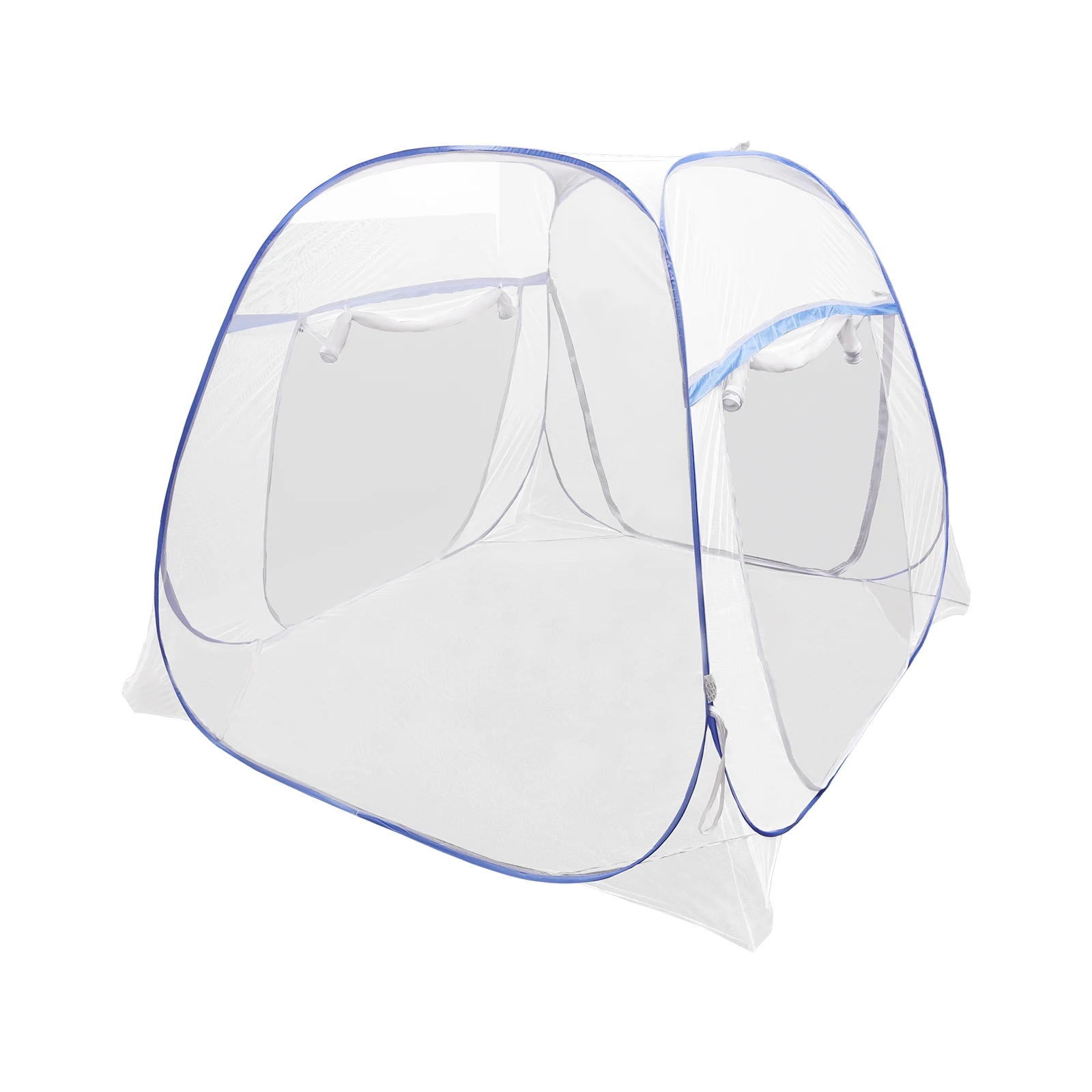 Blue Bed Canopy, Steel and Eco-Polyester Mosquito Net - for Kids Bed with Fall Protection - Square Top Triple Door 2 Mallzona S44b4394a4c6d4950ae5a2f833ed46b1db Blue Bed Canopy, Steel and Eco-Polyester Mosquito Net - for Kids Bed with Fall Protection - Square Top Triple Door Mallzona