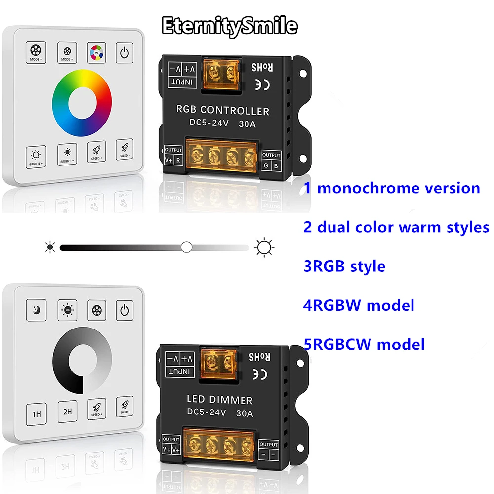 Высокомощная железная оболочка 30A, RGB, CW, цвет, Женский диммер, контроллер, 150 Вт, 350 Вт, RF, полносенсорная Беспроводная Удаленная панель
Высокомощная железная оболочка 30A, RGB, CW, цвет, Женский диммер, контроллер, 150 Вт, 350 Вт, RF, полносенсорная Беспроводная Удаленная панель