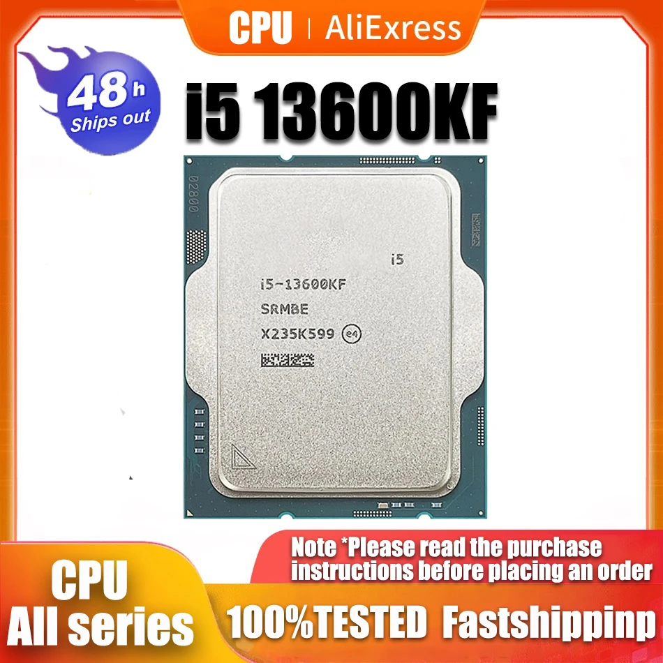 NEW Core i5 13600KF 3.5GHz 14-Core 20-Thread CPU Processor 10NM L3=24M 125W LGA 1700
NEW Core i5 13600KF 3.5GHz 14-Core 20-Thread CPU Processor 10NM L3=24M 125W LGA 1700