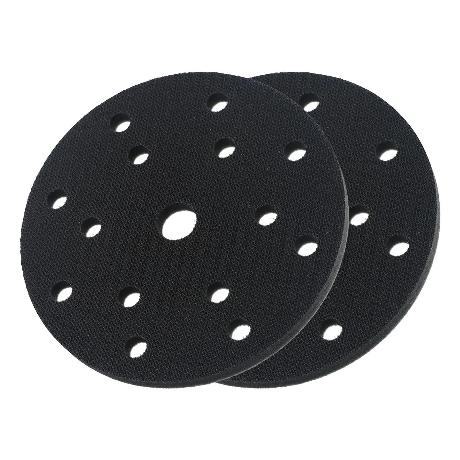 

2pcs 6inch 15 Holes Sponge Interface Pad Hook & Loop Sanding Disc Sander Backing Pad For Sander Polishing & Grinding Power Tools
