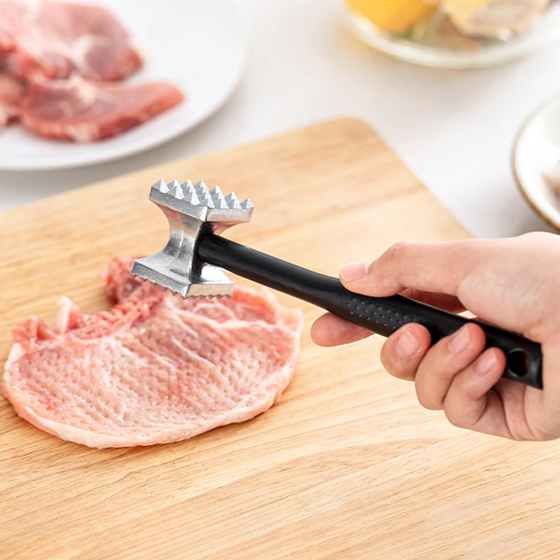 1/2Pcs Steak Hammer Multifunction Meat Tenderizer Hammer Household Double-Sided Aluminum Metal Mallet Portable Kitchen Gadgets
1/2Pcs Steak Hammer Multifunction Meat Tenderizer Hammer Household Double-Sided Aluminum Metal Mallet Portable Kitchen Gadgets