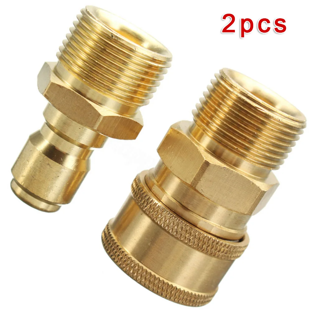 Pressure Washer Connector Threaded Joint Quick Release 14.8mm 3/8\\\" Male To M22 Male Fitting Coupling Set High Quality
Pressure Washer Connector Threaded Joint Quick Release 14.8mm 3/8\\\" Male To M22 Male Fitting Coupling Set High Quality