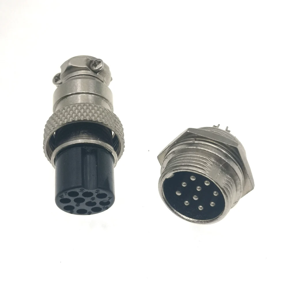

5sets GX16 2 3 4 5 6 7 8 9 10pin Male Female Circular Aviation Connector Socket Plug Aviation Wire Panel Connection adapter 5A