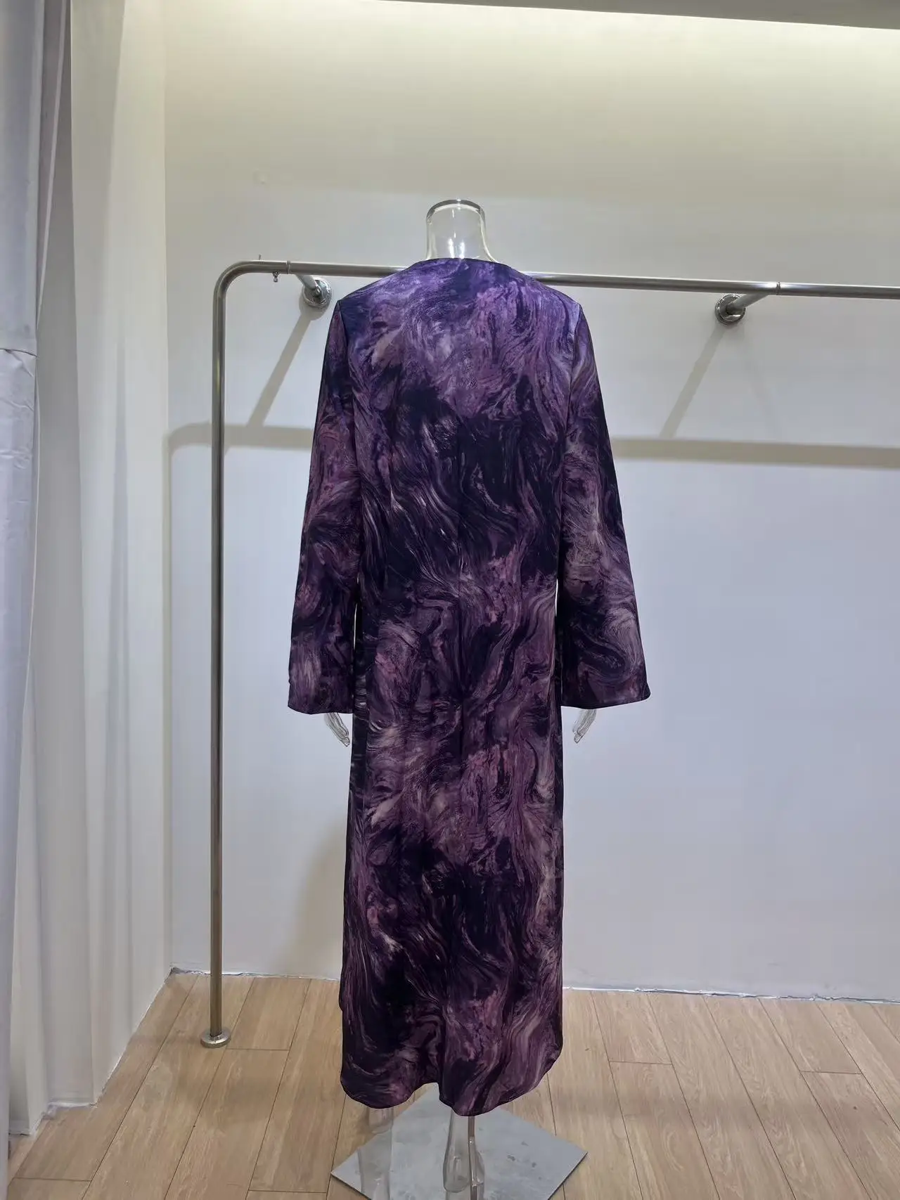 (No headscarves included)Modest Cardigan Abaya Fashion Trend Printed Women's Clothing Middle East Hot Selling 6 S44c062ba87374ff68af247ae62695c295