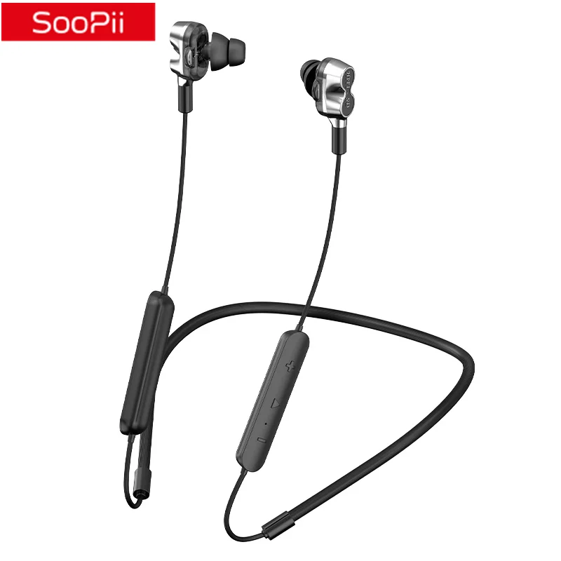 SooPii T60 беспроводная Bluetooth гарнитура 5,0 Спортивные bluetooth наушники с высоким горлом сенсорное управление длительное время ожидания 130 мАч
SooPii T60 беспроводная Bluetooth гарнитура 5,0 Спортивные bluetooth наушники с высоким горлом сенсорное управление длительное время ожидания 130 мАч