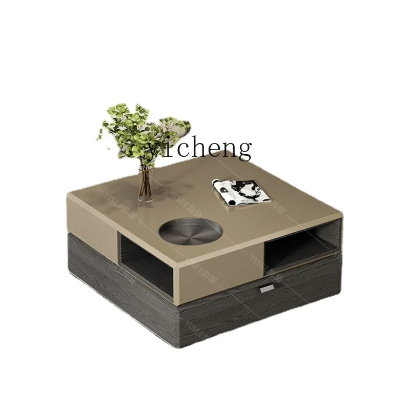 Living Room Home Small Apartment Light Luxury High-Grade Rotatable Square Creative Storage Tea Table
Living Room Home Small Apartment Light Luxury High-Grade Rotatable Square Creative Storage Tea Table