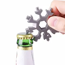 Snowflake Multi-Tool Stainless Steel Snowflake Screwdriver Wrench Keychain Bottle Opener 18 in 1 Powerful Tool New Year's Gifts
Snowflake Multi-Tool Stainless Steel Snowflake Screwdriver Wrench Keychain Bottle Opener 18 in 1 Powerful Tool New Year's Gifts