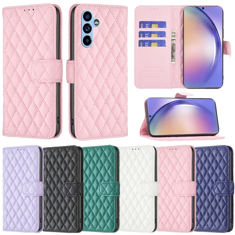 

Wallet Small Fragrance Leather Case For Samsang S23 Ultra S22 Plus S21 S20 FE A12 A13 A14 A22 A23 A24 A25 A33 A51 A52 A71 A73