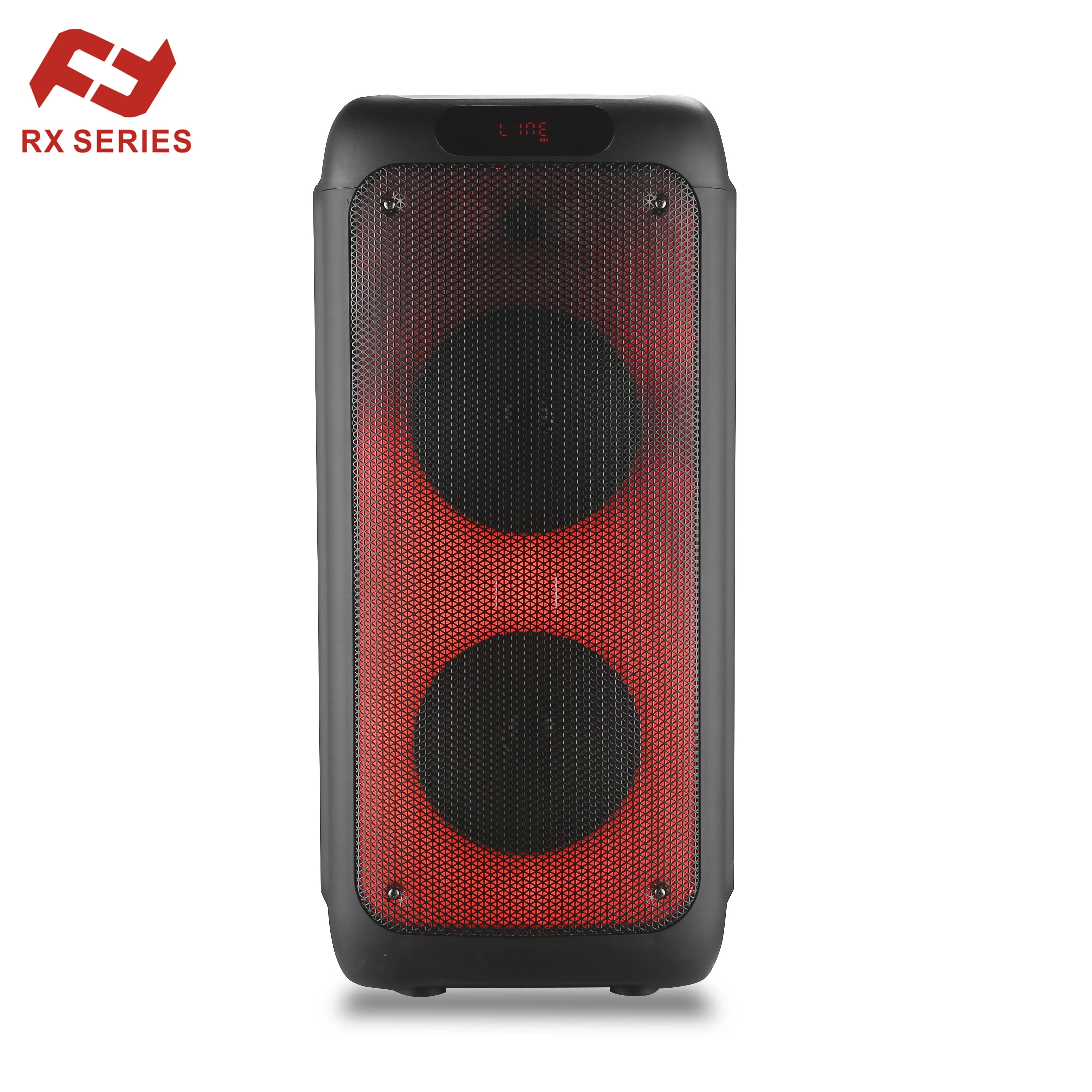 Double 8 inch professional 60W big power flame light running light portable speaker with DSP sounds effect
Double 8 inch professional 60W big power flame light running light portable speaker with DSP sounds effect