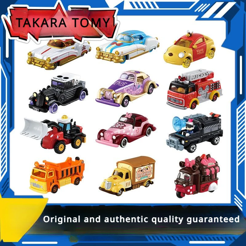 

TOMY Domeka Alloy Car Model Disney Speedster Mickey Minnie Donald Duck Cartoon Children's Toy Car