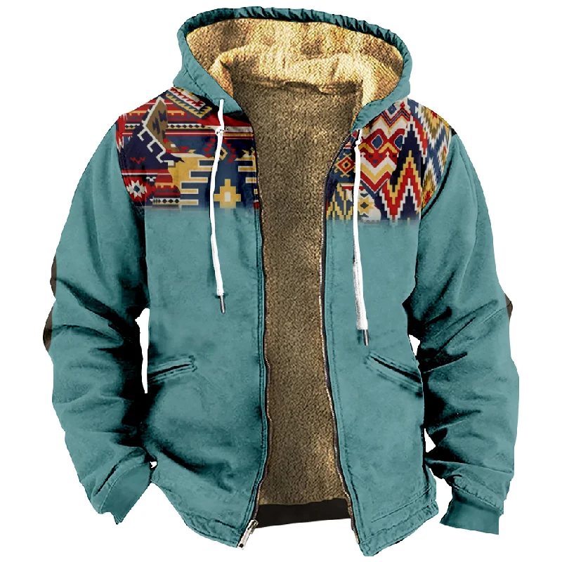 New Totem Italian Cotton Coat Hooded Sweater Casual Print Long Sleeve Zipper Sweater Thick Cotton Coat Autumn and Winter a30
New Totem Italian Cotton Coat Hooded Sweater Casual Print Long Sleeve Zipper Sweater Thick Cotton Coat Autumn and Winter a30