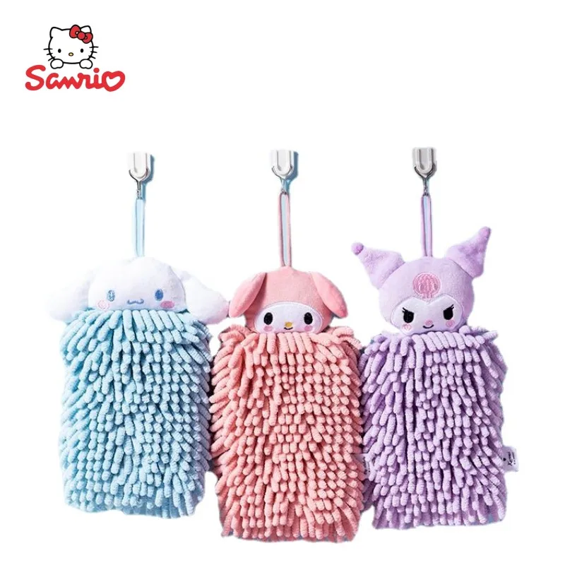 Sanrio kawaii anime cartoon peripheral new fashion cute Kulomi Chenille hand towel toilet kitchen dry hand towel towel wholesale
Sanrio kawaii anime cartoon peripheral new fashion cute Kulomi Chenille hand towel toilet kitchen dry hand towel towel wholesale