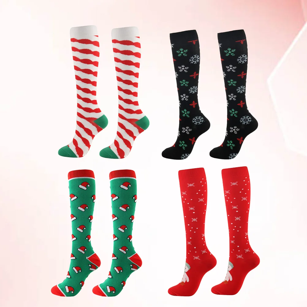 4 Pairs Christmas Long Socks for Sports Stockings Athletes Athletic Ordinary Compression Marathon
4 Pairs Christmas Long Socks for Sports Stockings Athletes Athletic Ordinary Compression Marathon