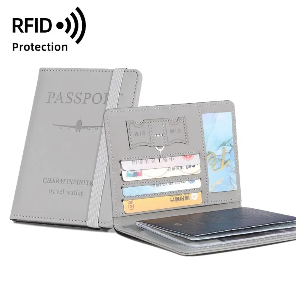 With RFID PU Leather Passport Holder Passport Package Certificate Storage Bag Passport Protective Cover Name ID Address
With RFID PU Leather Passport Holder Passport Package Certificate Storage Bag Passport Protective Cover Name ID Address