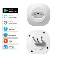 Brazil Wifi Smart Plug 16A Smart Socket With Timer Power Monitor SmartLife APP Voice Control Works For Google Home Alexa
Brazil Wifi Smart Plug 16A Smart Socket With Timer Power Monitor SmartLife APP Voice Control Works For Google Home Alexa