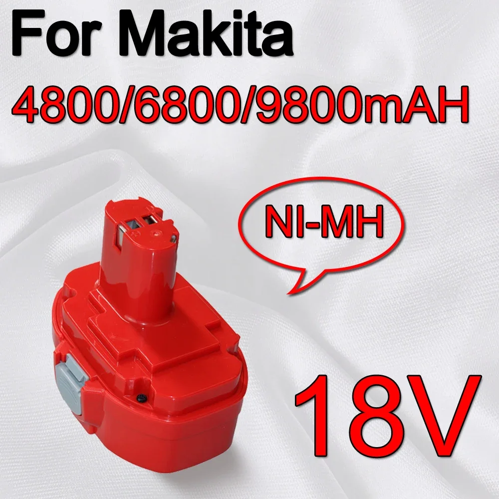 For Makita 18V 4.8/6.8/9.8Ah Ni-MH battery replace 1822 1823 1834 1835 192827-3 192829-9 193159-1 193140-2 Tool battery
For Makita 18V 4.8/6.8/9.8Ah Ni-MH battery replace 1822 1823 1834 1835 192827-3 192829-9 193159-1 193140-2 Tool battery