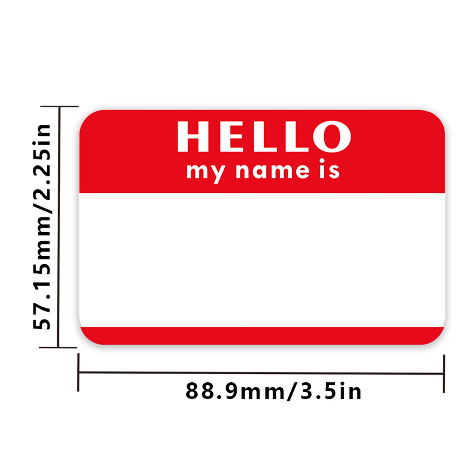 1 Roll/300Pcs Name Tags Stickers Hello My Name Is Labels For Office Meeting School Home Decor Art DIY Ornament Room Decoration
1 Roll/300Pcs Name Tags Stickers Hello My Name Is Labels For Office Meeting School Home Decor Art DIY Ornament Room Decoration